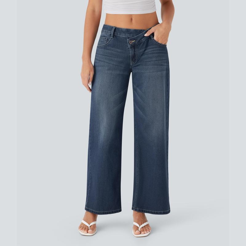 ComfortFlex™ Stretch Wide-Leg Jeans