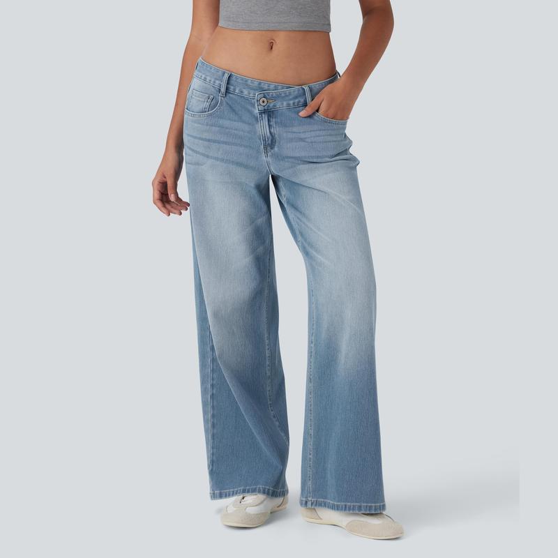 ComfortFlex™ Stretch Wide-Leg Jeans