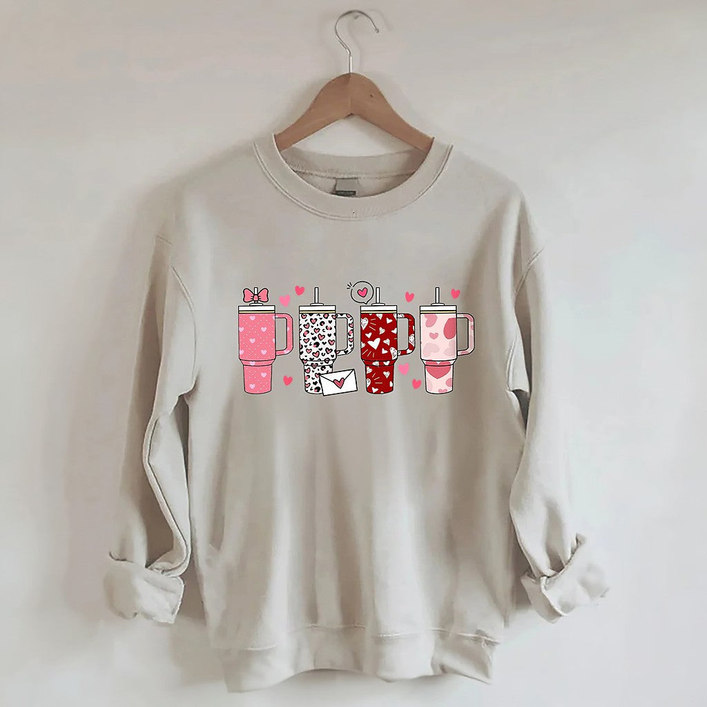 Retro Obsessive Cup Disorder Valentine Sweatshirt