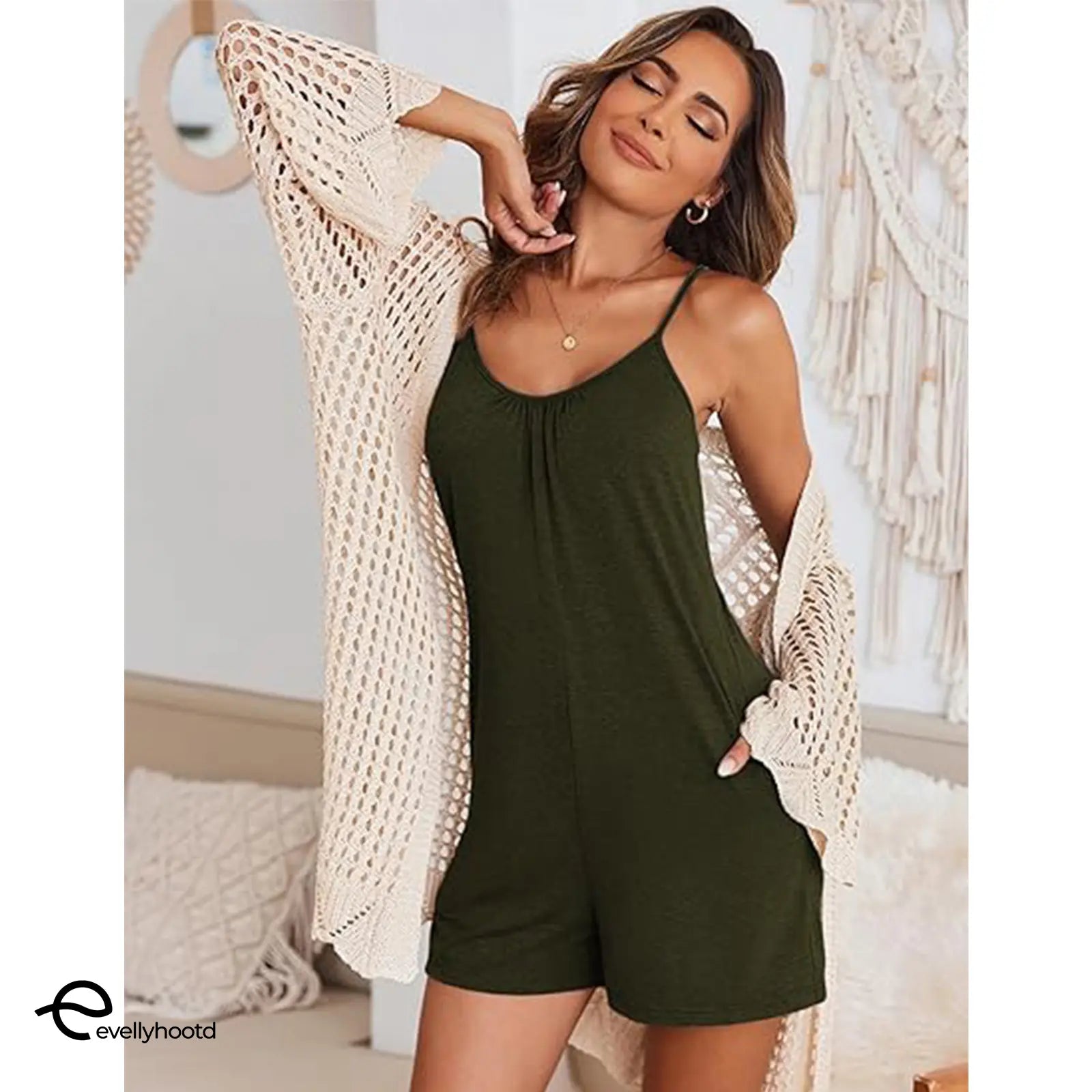 ✨✨Plus Size Women Fashion Wide Leg Suspender Jumpsuit with Pockets Curvy Overalls 【Super Stretchy】【Plus Size M-3XL】
