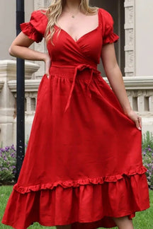 Reversible Ruffle Dress(BUY 2 FREE SHIPPING)