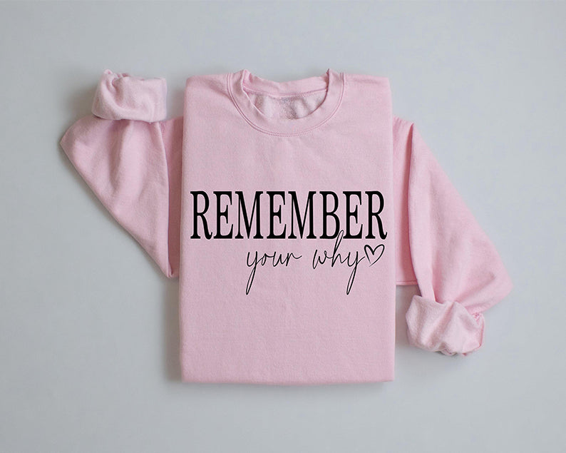 Remember Your Why Sweatshirt