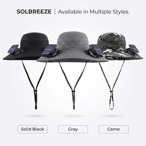 SolBreeze AirHat™ | Solar Powered Hat