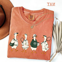 Comfort Colors®  Funny Tennis Player，Silly Goose Tennis T-Shirt