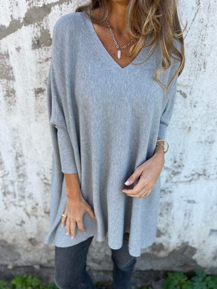✨New Arrival✨💕Women's Long Sleeve Tunic Top with Side Slits
