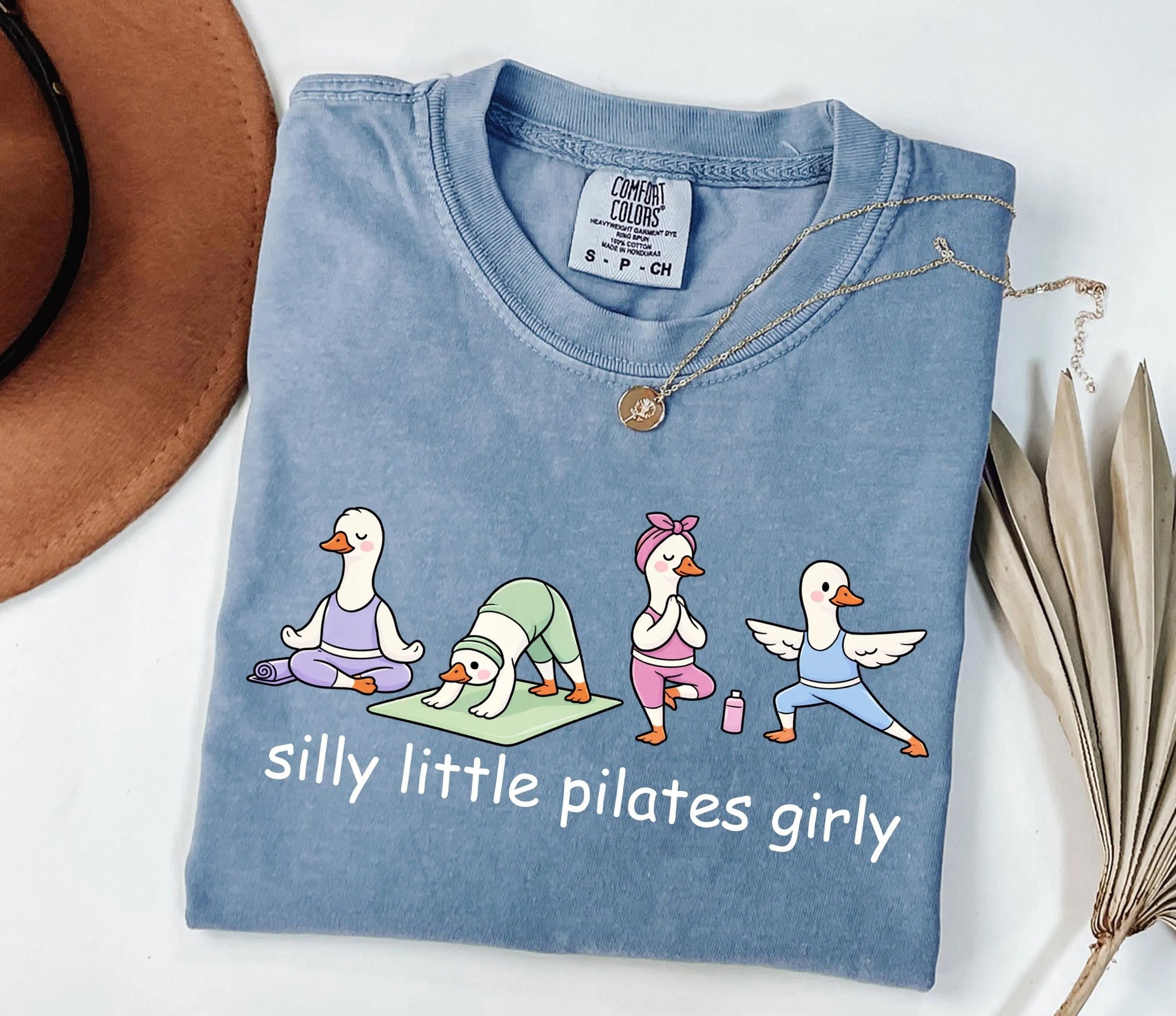 Comfort Colors Silly Little Pilates Girly T-Shirt