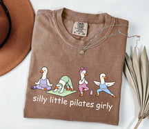Comfort Colors Silly Little Pilates Girly T-Shirt