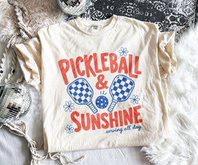 Comfort Colors Pickleball & Sunshine T-Shirt