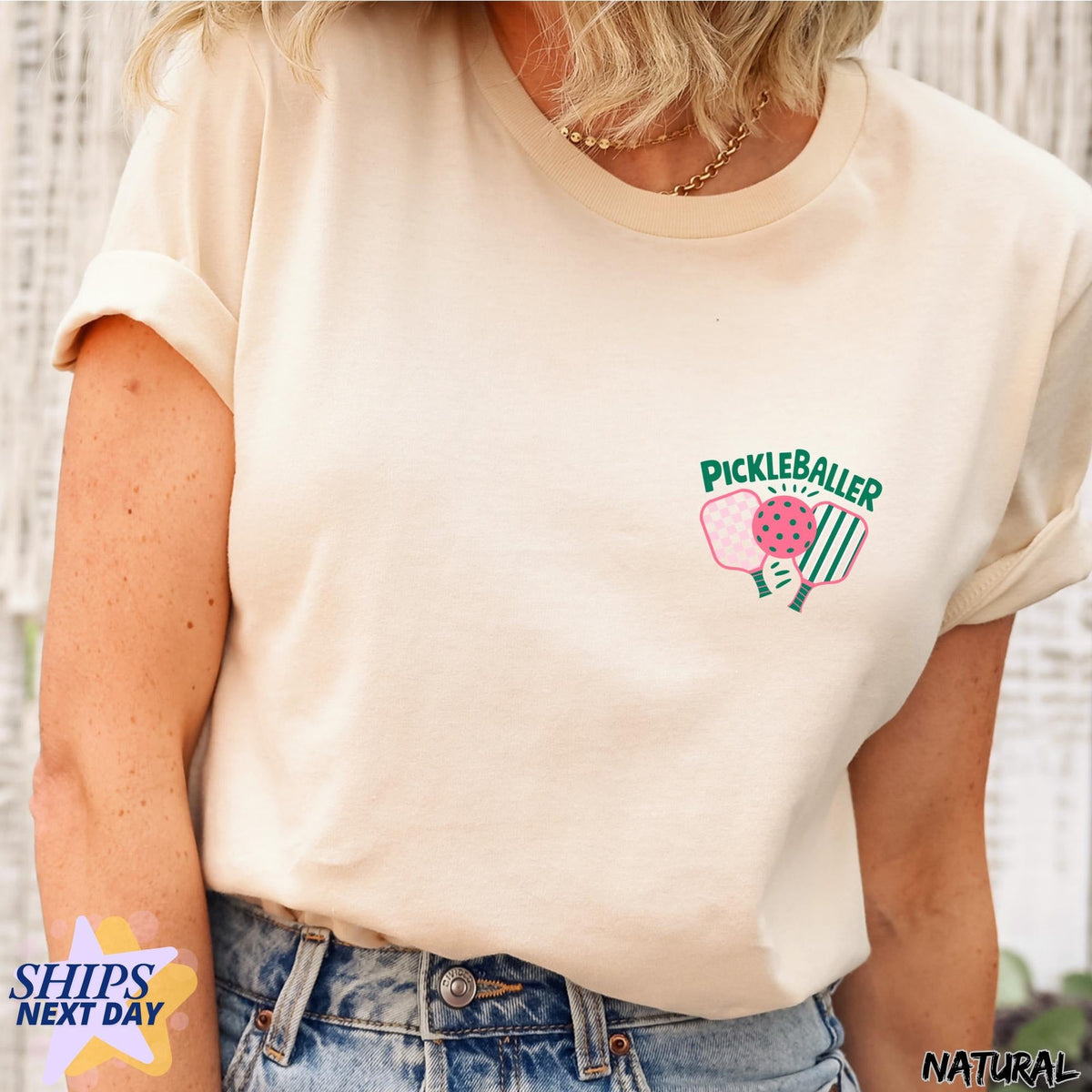 Comfortable Athletic Gift Sports Lover Pickleball Gift for Her T-Shirt