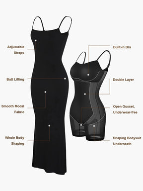 Built-In Shapewear Maxi Dress (Buy 2 Free Shipping)