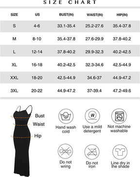 Built-In Shapewear Maxi Dress (Buy 2 Free Shipping)