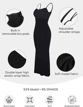 Built-In Shapewear Maxi Dress (Buy 2 Free Shipping)
