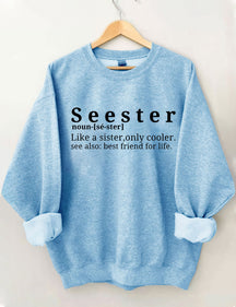 Sweat-shirt plus frais Seester Like A Sister Only
