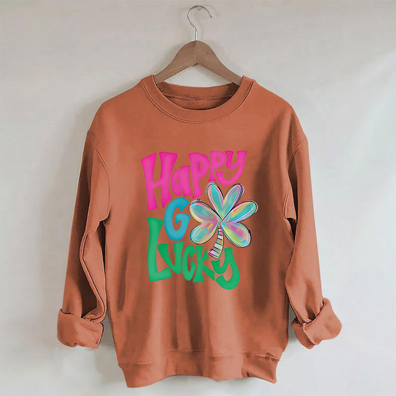 Shamrock Happy Go Lucky Sweatshirt