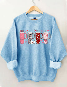 Retro Obsessive Cup Disorder Valentinstag Sweatshirt