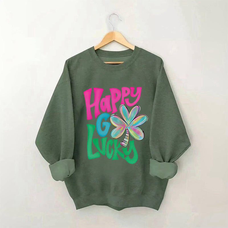 Shamrock Happy Go Lucky Sweatshirt