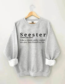 Sweat-shirt plus frais Seester Like A Sister Only