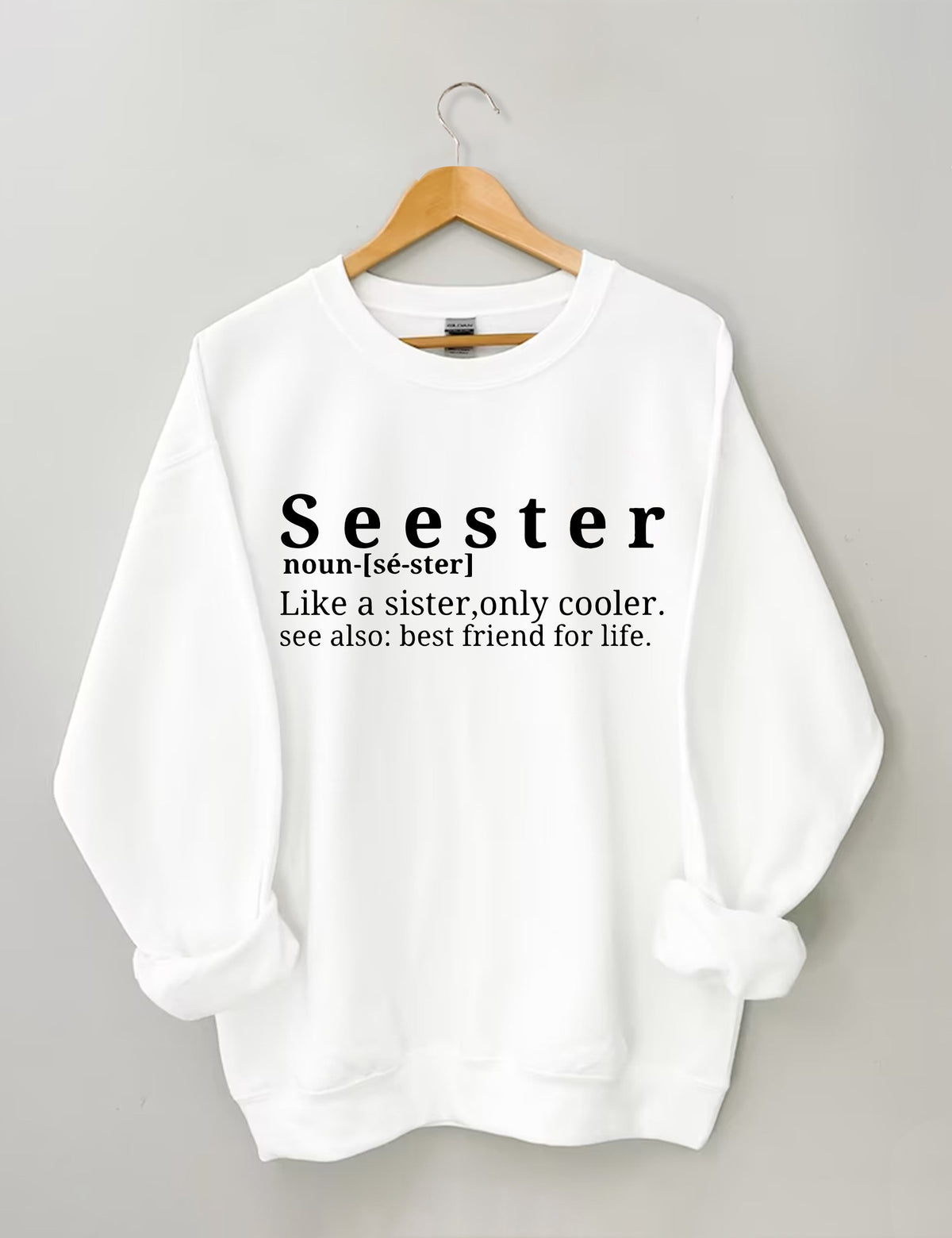 Sweat-shirt plus frais Seester Like A Sister Only