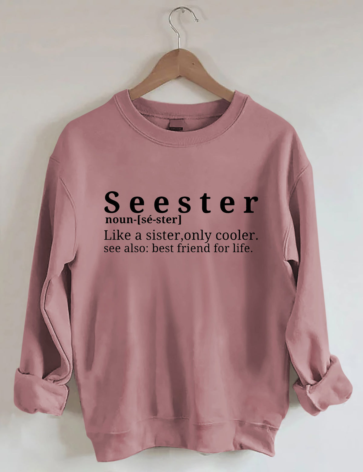 Sweat-shirt plus frais Seester Like A Sister Only