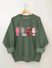 Retro Obsessive Cup Disorder Valentinstag Sweatshirt