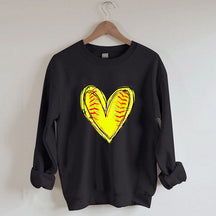 Baseball Heart Sweatshirt
