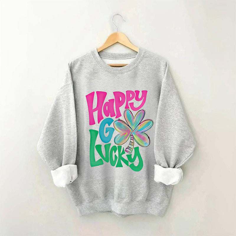 Shamrock Happy Go Lucky Sweatshirt