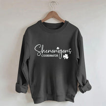 Sweat-shirt imprimé lettre du coordinateur des manigances