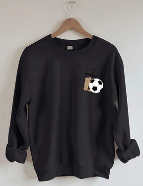 Weekends Iced Coffee Soccer Sweatshirt