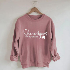 Sweat-shirt imprimé lettre du coordinateur des manigances