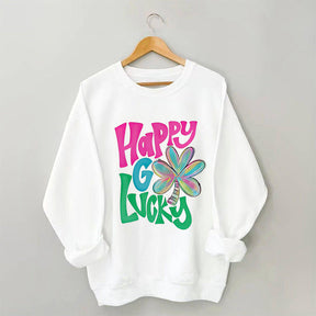 Shamrock Happy Go Lucky Sweatshirt