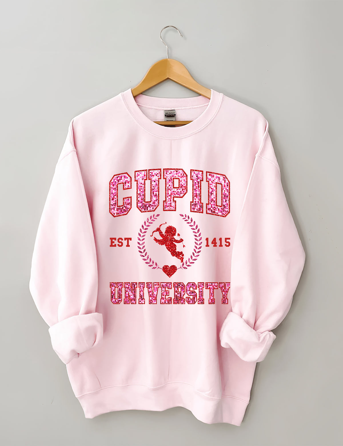 Cupid University Valentines Sweatshirt
