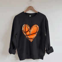 Basketball Heart Sweatshirt