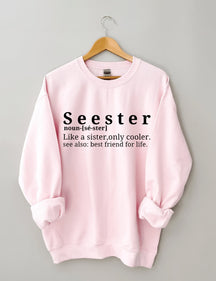 Sweat-shirt plus frais Seester Like A Sister Only