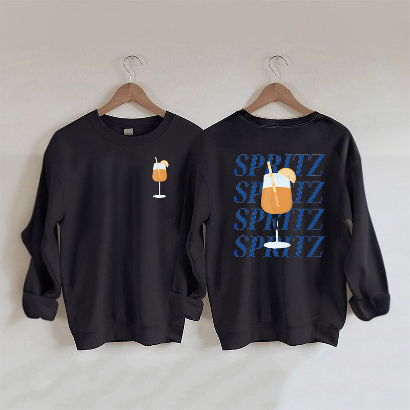 Spritz Letter Print Sweatshirt