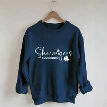 Sweat-shirt imprimé lettre du coordinateur des manigances
