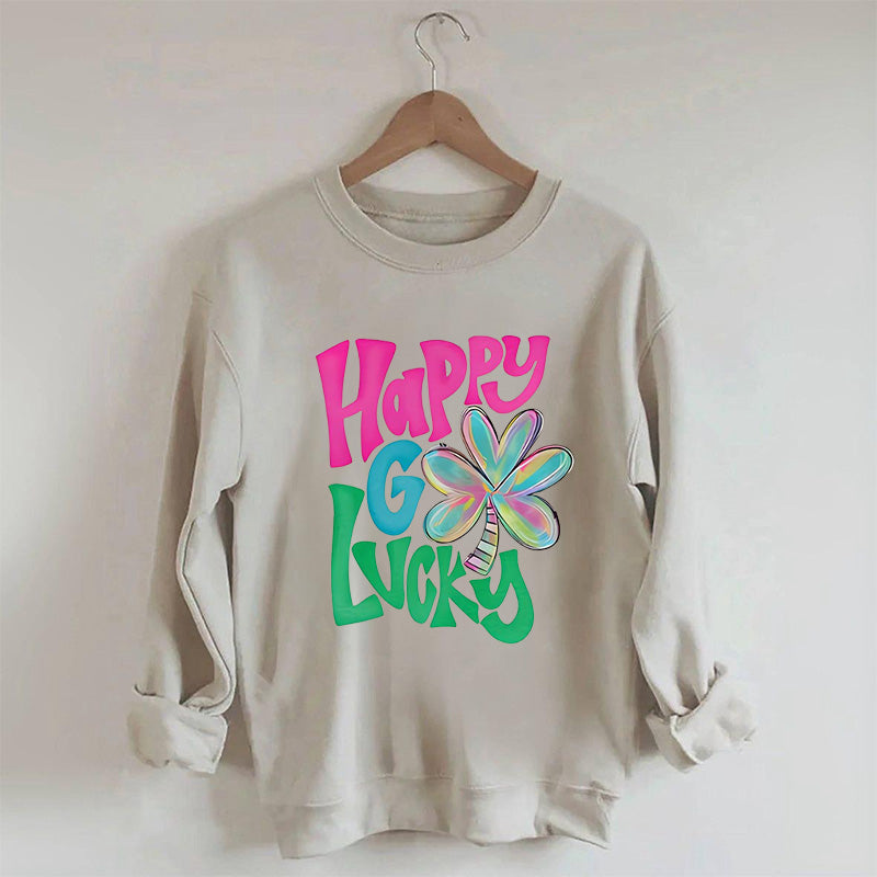 Shamrock Happy Go Lucky Sweatshirt