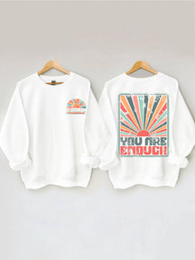 Sunkissed Vous êtes assez sweat-shirt