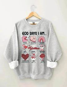 Trendiges Sweatshirt mit Buchstaben-Print