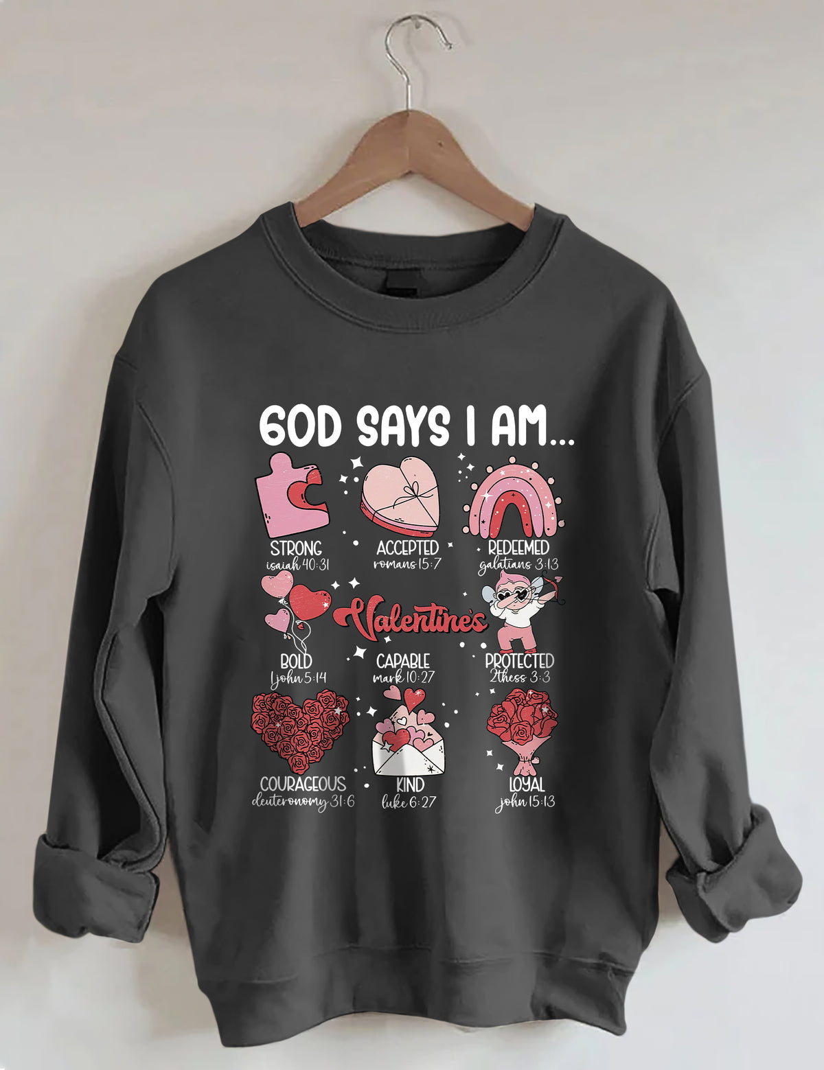 Trendiges Sweatshirt mit Buchstaben-Print