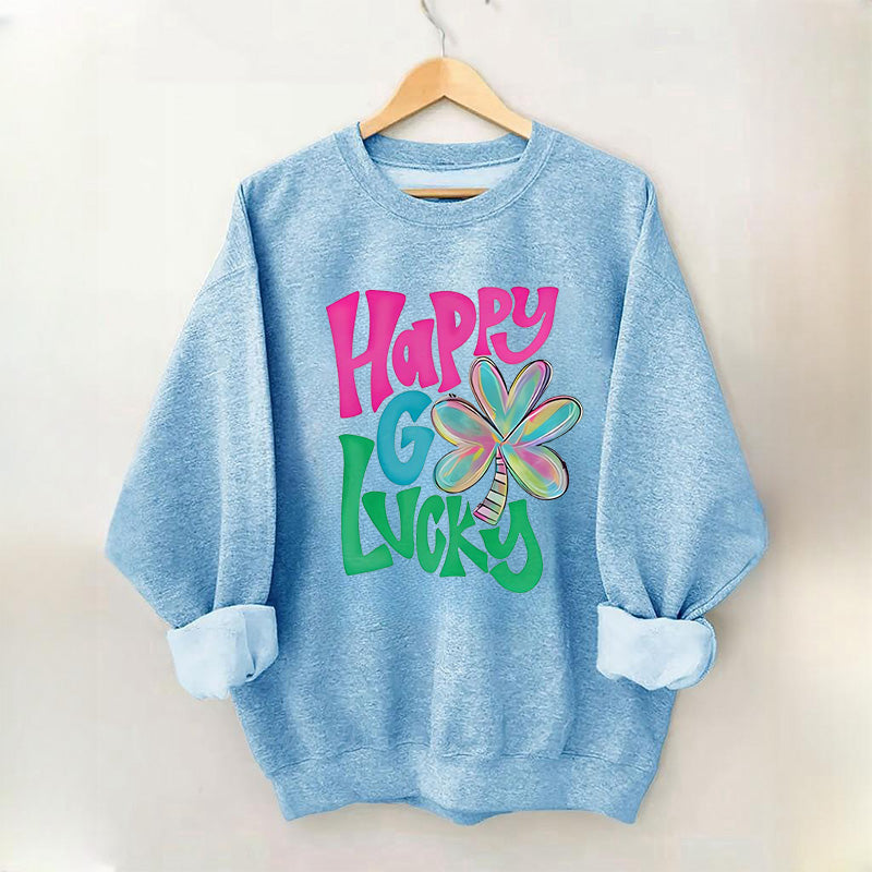Shamrock Happy Go Lucky Sweatshirt