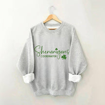 Sweat-shirt imprimé lettre du coordinateur des manigances