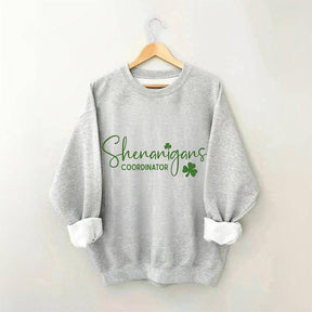 Sweat-shirt imprimé lettre du coordinateur des manigances