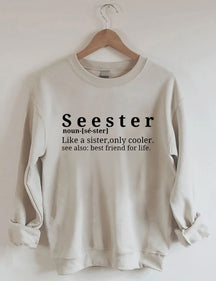 Sweat-shirt plus frais Seester Like A Sister Only