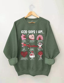 Trendiges Sweatshirt mit Buchstaben-Print