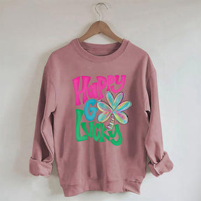 Shamrock Happy Go Lucky Sweatshirt