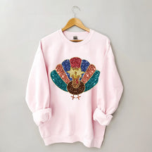 Thanksgiving Turkey Vintage Fall Sweatshirt