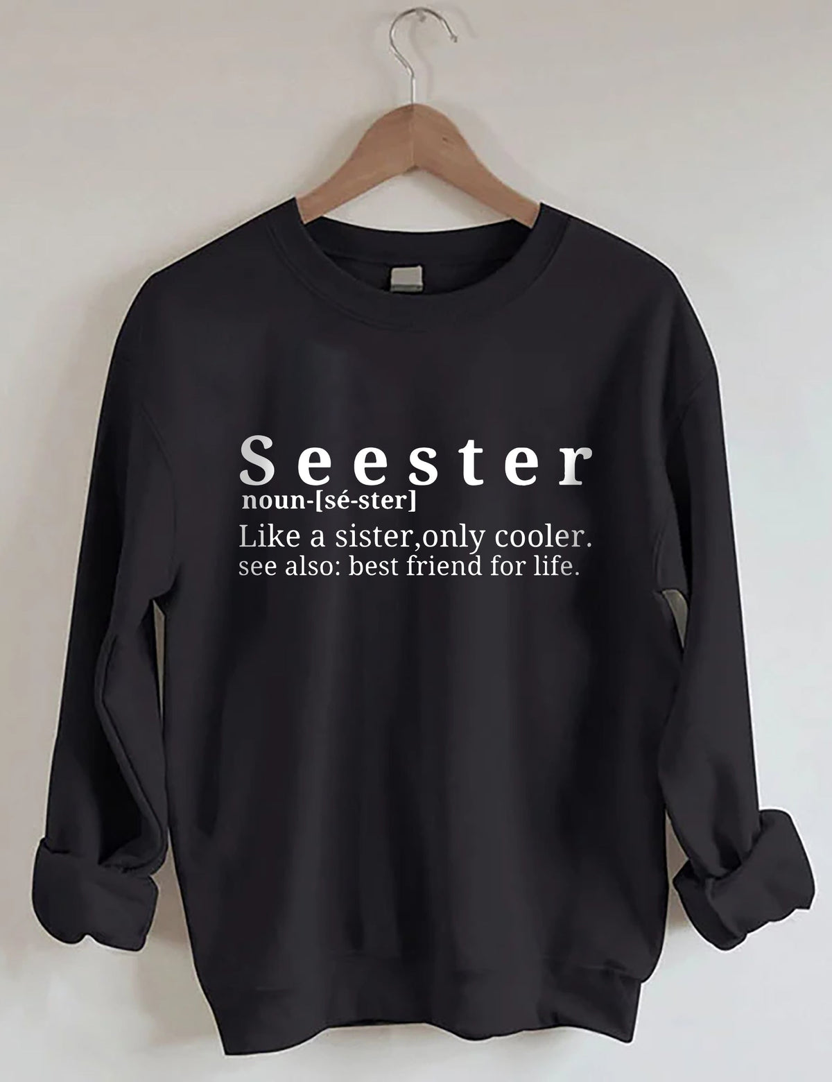 Sweat-shirt plus frais Seester Like A Sister Only