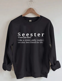 Sweat-shirt plus frais Seester Like A Sister Only