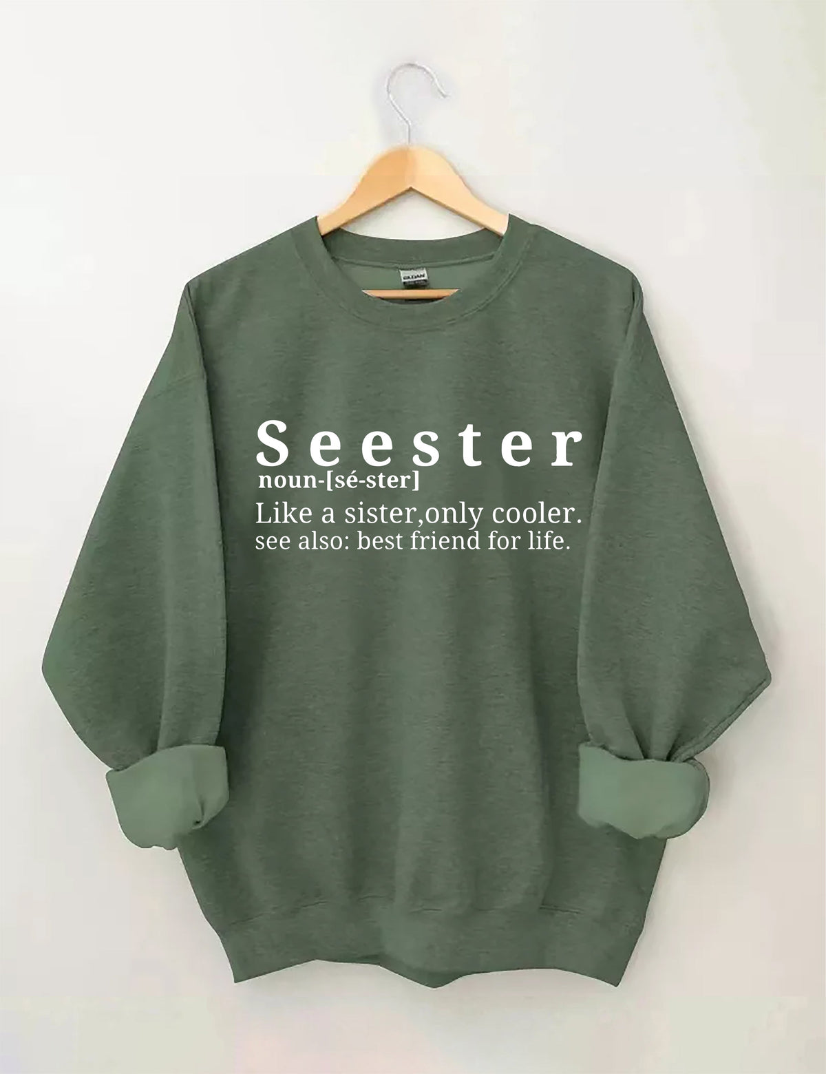 Sweat-shirt plus frais Seester Like A Sister Only