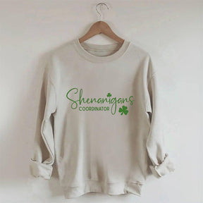Sweat-shirt imprimé lettre du coordinateur des manigances